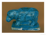 Blue Hippopotamus with Black Decoration, from Dra Aboul Naga, Middle Kingdom