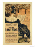 Buy Reproduction of a Poster Advertising a Book Entitled The Romantic Age, 1887 at AllPosters.com