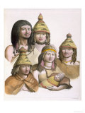 Buy Detail of Headdresses and Weapons For Fishing in Alaska at AllPosters.com