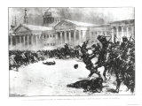 Buy First Blood in the Revolution, Opposite the Admiralty Building, St. Petersburg, 1905 at AllPosters.com