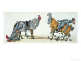 Buy Two Injured Knights, a History of the Development and Customs of Chivalry, c.1842 at AllPosters.com