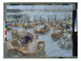 Buy Evening at the Uhlenhorster Fahrhaus, 1910 at AllPosters.com