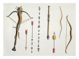 Buy Bows and Arrows from the 14Th-15th Century, Kottenkamp, Published by Carl Hoffmann, 1842 at AllPosters.com