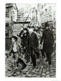 Buy Gavroche Leading a Demonstration, Illustration from Les Miserables by Victor Hugo at AllPosters.com