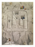 Assyrian Rock Sculpture, from Discoveries in the Ruins of Nineveh and Babylon by A.H. Layard