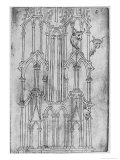 Buy Elevation of the Tower of Laon Cathedral at AllPosters.com