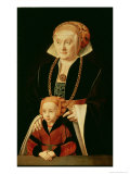 Buy Portrait of a Woman with Her Daughter at AllPosters.com