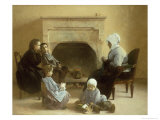 Buy Family Seated Around a Hearth at AllPosters.com