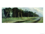 Buy Soldiers Cutting Branches by a River at AllPosters.com