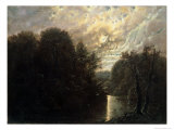 River Landscape in the Rosental Near Leipzig