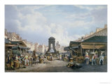 Buy View of the Marche Des Innocents, c.1840-45 at AllPosters.com