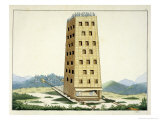 Buy Moveable Tower, After Caesar's Tower, Namur, History of the Development and Customs of Chivalry at AllPosters.com