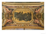 Helping the People During the Famine of 1662, Ceiling Painting from the Galerie Des Glaces