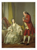 Buy Portrait of the Marquis de Marigny and His Wife, Marie-Francoise Constance Julie Filleul, 1769 at AllPosters.com