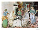Buy St. Benedict Receiving Hospitality, from the Life of St. Benedict, 1497-98 at AllPosters.com