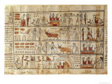 Agricultural Scenes, Detail from the Book of the Dead of Tsekhons