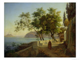 Buy The Terrace of the Capucins in Sorrento, 1828 at AllPosters.com