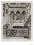 Buy Staircase at Strawberry Hill, Engraved Newton, Description of Strawberry Hill, c.1784 at AllPosters.com