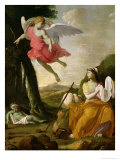 Hagar and Ishmael Rescued by the Angel, c.1648