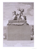 Buy Figure of a Sphinx in White Marble, Versailles, c.1676 at AllPosters.com