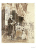 Sir Robert Peel Reading to Queen Victoria