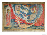 Buy Woman About to Give Birth and Great Dragon Waiting to Devour, The Apocalypse of Angers, 1373-87 at AllPosters.com