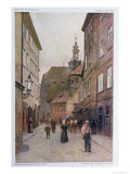 Buy Maiselova Ulice, Prague, Illustration from 'stara Praha at AllPosters.com