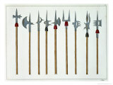 Buy Lances, Spears, Halberds and Partisanes, History of the Development and Customs of Chivalry, c.1842 at AllPosters.com