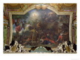 Franche-Comte Conquered For the Second Time, Ceiling Painting from the Galerie Des Glaces