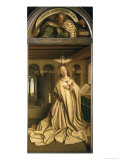 Buy Virgin Annunciate, from the Exterior of the Right Panel of the Ghent Altarpiece, 1432 at AllPosters.com