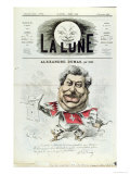Caricature of Alexandre Dumas Pere