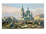 Buy The Hay Square in St. Petersburg, c.1840 at AllPosters.com