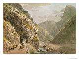 Buy View of the Galerie D'Algaby Near the Valais Border, 1811 at AllPosters.com