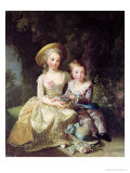 Child Portraits of Marie-Therese-Charlotte of France