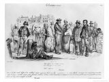 The Emancipated People, from La Caricature, Engraved by Delaporte, 1831