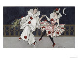 Buy Postcard Depicting Pierrot and His Companion, c.1900 at AllPosters.com