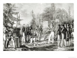 Buy Students from the Ecole Polytechnique at the Tomb of Gaspard Monge at AllPosters.com