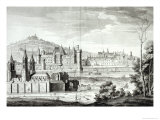Abbey of Saint Germain Des Pres, Louvre, Petit Bourbon, Montmartre and Seine, Herisset, c.1410 Giclee Print