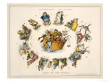 Buy Matinee in the Jardin Des Tuileries, Twenty-Four Subjects, Exhibiting the Costume of Paris at AllPosters.com