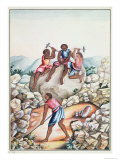 Slaves Diamond Mining in the Serro Frio Region, Minas Gerais, Brazil