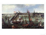 Buy View of the Port of Antwerp During the Celebrations of the Taking of Breda, 1628 at AllPosters.com