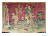 Buy The Dragon Fighting with the Servants of God, No. 39 from the Apocalypse of Angers, 1373-87 at AllPosters.com