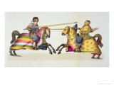 Buy Two Knights at a Tournament, a History of the Development and Customs of Chivalry, c.1842 at AllPosters.com