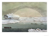 Buy Iced-In British Whaleboat Liberated by Sun's Rays, Baffin Bay, c.1817 at AllPosters.com