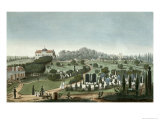 Buy View of Pere Lachaise Cemetery from the Entrance, 1815 at AllPosters.com