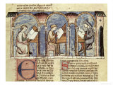 Games Table Makers, from the Book of Games, Chess, Dice and Boards, 1282