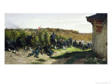 Buy The Tirailleurs de La Seine at the Battle of Rueil-Malmaison, 21st October 1870, 1875 at AllPosters.com