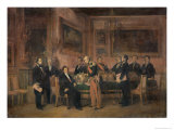 Buy Council of Ministers at the Tuileries Signing the Law of Regency, 15th August 1842, 1844 at AllPosters.com