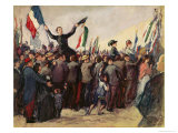Buy Italian Volunteers Arriving in Marseilles to Enrol in the French Army on 4th August 1914 at AllPosters.com