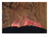 Buy The Aphroessa and Georgios Lava Flows, 'Etudes Sur Les Volcans' , Engraved Druck and Arnold, 71881 at AllPosters.com